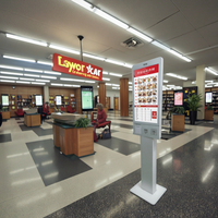 21.5 23.6 27 32 43 inci Windows layar sentuh kios pemesanan mandiri untuk restoran Mall rumah sakit Terminal swalayan Penerimaan