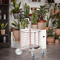 Vente flash : Chariot de courses pliable et mobile à 4 roues pour supermarché, camping, sac de voiture, montée des escaliers, avec roues