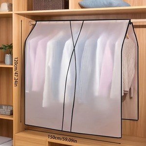 Funda Protectora Transparente de Poliéster para Armario, Tipo Rectangular, para Guardar Trajes y Abrigos en el Dormitorio - Product Image 3