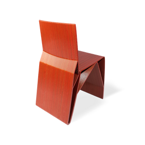 Silla Made in Italy-Ischia-Impreso en 3D-Producto PLA-Para Interiores-Diseño Italiano-Rojo Oscuro Completo - Product Image 2