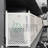 Panneaux de balustrade en métal découpés au laser sur mesure, remplissages perforés en tôle pour systèmes de garde-corps de balcon, porche et escalier, balustrades extérieures