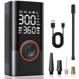 Gonfleur de pneus électrique portable Ciesen 72V avec écran LCD pour voiture, vélo, moto, ballon de basket - Product Image 4