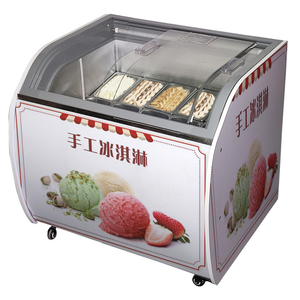 Tủ đông kem làm mát trực tiếp 110V/220V với tán rõ ràng và đế bằng thép không gỉ - Product Image 5