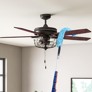 Poteau d'extension <span class=keywords><strong>télescopique</strong></span> léger et robuste de 6 à 18 pieds avec pointe en métal <span class=keywords><strong>pour</strong></span> le nettoyage des fenêtres de plumeau de peinture de changeur d'ampoule - Product Image 5