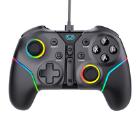 Contrôleur de jeu PC filaire avec joystick à effet Hall, déclencheur linéaire, turbo et boutons macro programmables