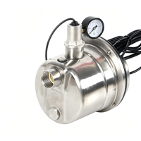 Pompe à jet pour puits peu profond en acier inoxydable 304, 220V, pour surpression d'eau domestique