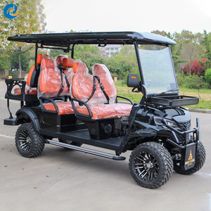 4 Wheels Battery Powered Electric Sightseeing <b>Mini</b> Golf Cart 6 Seats 48V 72V 4kw - Product Image 4