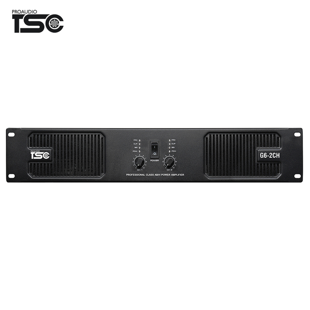 High Cost Performance 2 Channels Professional Audio Power Amplifier for Home Sound System and Live Show