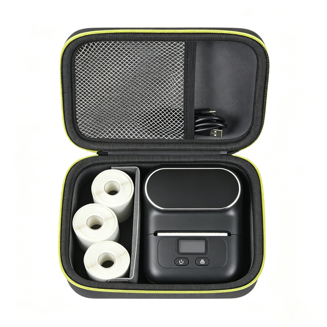 Portable Mini Thermal Label Maker Carrying Case Wireless Thermal Label Printer Cases Hard Protective Storage Bag
