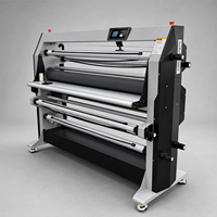Machine à plastifier automatique pneumatique double face à froid et à chaud LF1700-D2 Pro 1630 mm de large, vitesse 28 m/min avec découpe