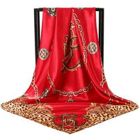 Syal sifon selendang sutra Organza syal Hijab Turki persegi Tudung syal sutra