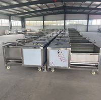 Topklasse automatische motor waterbesparende 220V fruit- en groentewas- en schilmachine voor zoete aardappel en taro verwerking, geschikt voor professioneel gebruik