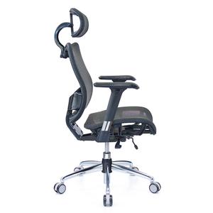 Sillas de oficina ergonómicas modernas de plástico con reposabrazos ajustable y base de acero-Venta al por mayor personalizable para sesiones de entrenamiento - Product Image 4