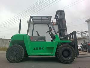 Chariot élévateur à fourche diesel d'occasion Mitsubishi FD25 FD30 FD50 FD70 10 tonnes, bon état, en STOCK, à VENDRE - Product Image 2