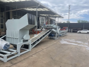 Tái chế bộ phim nhựa phụ trợ Máy Nghiền Shredder máy cho vải - Product Image 5