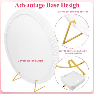 Arche Métallique Circulaire Multi-Usages de Haute Qualité, Réglable, pour Fêtes d'Anniversaire et Mariages - Vente Chaude - Product Image 3