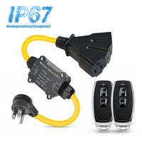 Prise de courant sans fil à télécommande haute puissance 20A IP67 AC 110V 220V 250V pour le contrôle des pompes à eau – Approvisionnement direct usine
