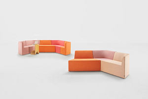 समकालीन हीरा संयोजन चमड़े कार्यालय सोफे ने आधुनिक कपड़े घर कार्यालय स्वागत फर्नीचर पर्यावरण के अनुकूल भंडारण - Product Image 2