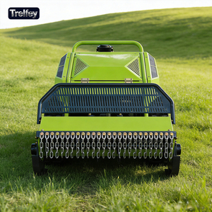 <span class=keywords><strong>Tondeuse</strong></span> à chenilles télécommandée puissante à double moteur 48V avec une consommation de carburant de 1,5 L/H pour le désherbage des plantations - Product Image 1