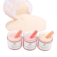 En vrac 1oz/28g bouteille Nude/rose/clair/néon couleurs séchage rapide ongles français crémeux acrylique trempage 3 1 poudre poudre haute visibilité