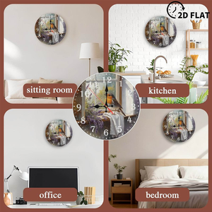 <span class=keywords><strong>Horloge</strong></span> <span class=keywords><strong>murale</strong></span> décorative Art Déco en bois, design tendance, nouvelle arrivée, grande taille, faite à la main, prix abordable, pour salon et maison. - Product Image 3