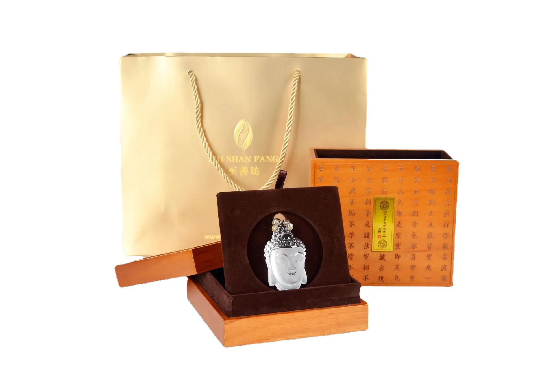2404 Natural Studio Supply Gift Bag Handstring Pendant Bracelet Ring Jade Jewelry Donghai County Crystal