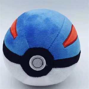 Bola maestra de peluche pokemoned anime al por mayor pokeball relleno de algodón PP de 5 pulgadas para Decoración - Product Image 5