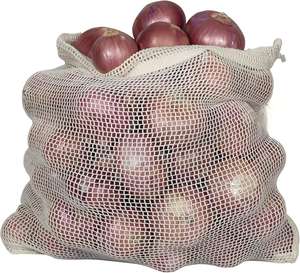 Sacs en filet durables Huamaohengchun, lavables, en LDPE, pour le stockage des légumes, grands sacs en filet pour oignons et pommes de terre - Product Image 1