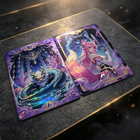 Usine de cartes postales numériques holographiques 3D UV personnalisées OEM ODM en carton laser pour collection de musique