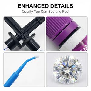 Kit Profesional de Gemas Dentales con Resina Fluida, Dijes de Oro de Lujo de 8K y Juego de Joyería de Cristal al por Mayor - Product Image 3