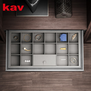 Caja de Almacenamiento para Joyería de Cuero Serie Kav Mousant Accesorios para Armario Herrajes para Muebles Cajón Organizador de Joyas - Product Image 2