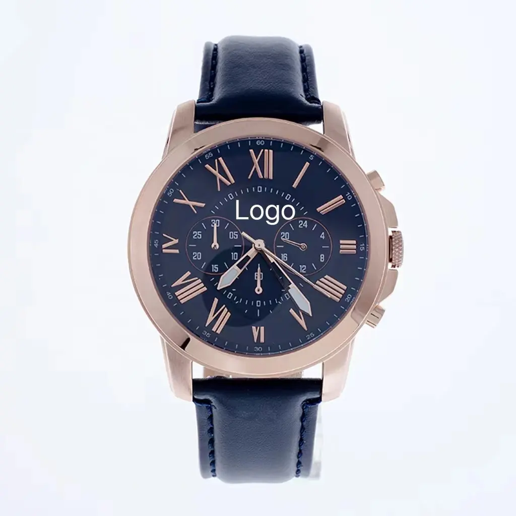 High Quality Original Relojes Hombre Luxury Stainless Steel Case Chronograph Quartz Watches Men FS4835