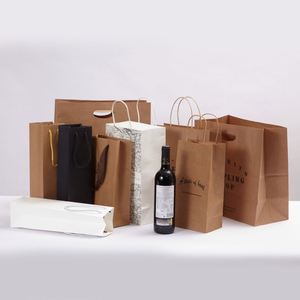 Sac en papier kraft imperméable et résistant à la graisse de qualité alimentaire pour la nourriture chinoise, le café, la boulangerie, les plats à emporter, respectueux de l'environnement - Product Image 3