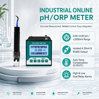 Taijia PH-501, pH-mètre en ligne, contrôleur de pH industriel avec sortie isolée 4 à 20 mA et RS485 pour le traitement de l'eau