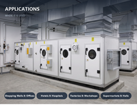 Unit Penanganan Udara (AHU) dengan Pompa Panas Terintegrasi untuk Pendinginan, Pemanasan, dan Dehumidifikasi Sistem All-in-One