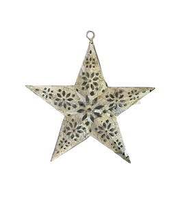 NEW METAL LATEST DESIGN 2 WIRE CHRISTMAS HANGING STAR ORNAMENT HOT SELLING CHRISTMAS <b>TREE</b> DECORATION ORNAMENT STAR - Product Image 5