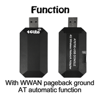 Dongle 4G CAT1 A7670E Dongle USB 4G LTE Carte de données réseau sans fil Modem 4G avec emplacement pour Sim