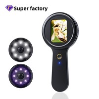Handheld Digital Magnifying Glass Digital Microscope for Adults Kids 200X Magnification 2.0 Inch IPS Screen