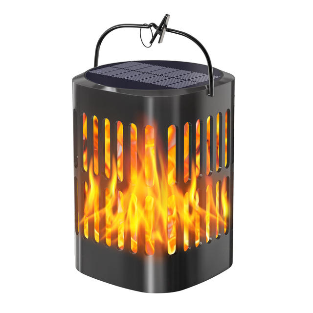 Hanging Solar IP65 Waterproof LED Lantern with 360 Beam Angle Dimmable Modern Wall Lamp for Garden & Lawn Outdoor Use