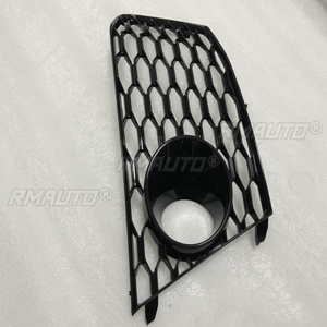 2x Car Front Bumper Fog <b>Light</b> Lamp Grille Grill Cover HONEYCOMB <b>HEX</b> for Audi RS7 2014 2015 2016 2017 2018 Car Styling - Product Image 4