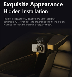 4K Dash Cam 3 "Car DVR 5Gwifi DashCam fotocamera anteriore e posteriore Sony 415 Super Night Vision WDR Auto Video <span class=keywords><strong>Registrar</strong></span> 24H parcheggio - Product Image 2