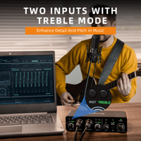 Pack d'Équipement de Studio Fifine Interface Audio Authentique Professionnelle Carte Son Enregistrement Microphone de Studio