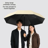 Parapluie portable à anse en forme de boucle, couleur macaron, parapluie de sac à dos portable, revêtement anti-UV, résistant aux intempéries pour femmes, personnalisable