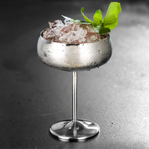 Bicchiere da champagne in acciaio inossidabile bicchiere da vino in vetro <span class=keywords><strong>calice</strong></span> in <span class=keywords><strong>oro</strong></span> rosa - Product Image 3