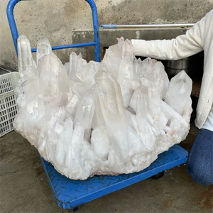 Bán Buôn Tự Nhiên Trắng Rõ Ràng Tinh Thể Thạch Anh Cụm Healing Lớn Đá Tinh Thể Thạch Anh Đá Cụm Cho Trang Trí Nội Thất - Product Image 2