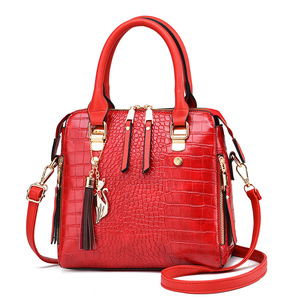 Female's Fashion PU Leather Handbag Shoulder Large Capacity Casual <b>Square</b> Bags Elegant Bags - Product Image 2