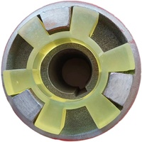 Paire de roues à trois mâchoires dossier roue pompe moteur connexion prune fleur griffe couplage