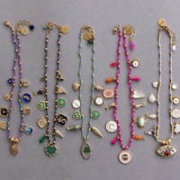 2025 haute qualité océan Style coeur yeux pendentif collier tressé collier de perles bijoux femmes