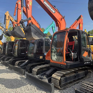 Mini-excavatrice Doosan DX75 d'occasion de 7 tonnes avec moteur, boîte de vitesses, engrenages et roulements, PLC, pompe hydraulique et moteur d'origine, fabriquée en Corée - Product Image 1