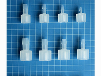 Qualité médicale 1/8 "1/4" 3/8 "1/2" NPT raccords de tuyauterie filetés mâle droit connecteur de Tube fileté eau Air barbelé connecteur